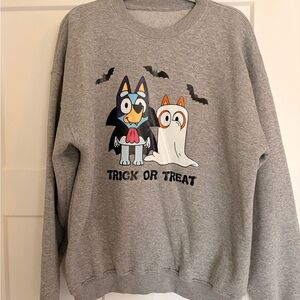 Halloween Sweatshirt with Bluey Graphic